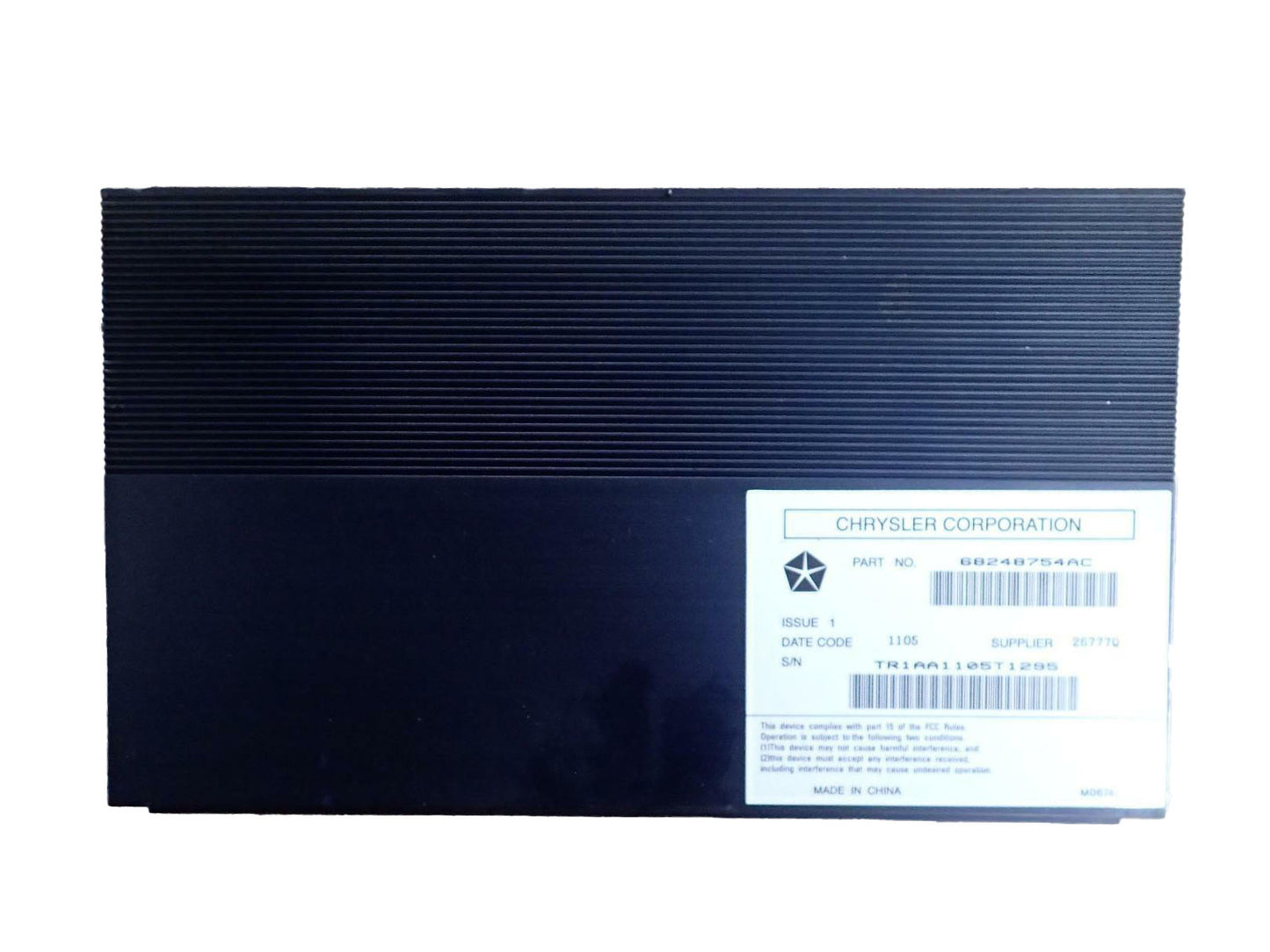 2011 - 2016 Dodge Durango Jeep Grand Cherokee OEM Amp AM FM Radio Audio Amplifier