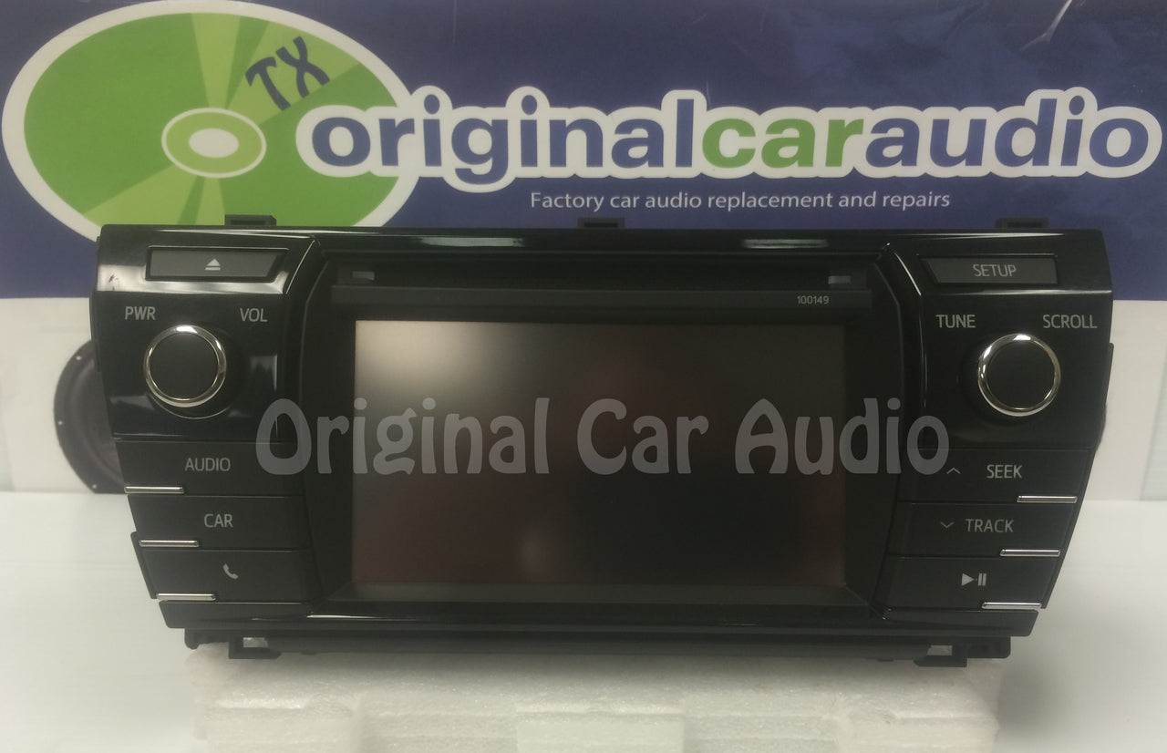 2014 2015 2016 TOYOTA COROLLA OEM HD AM FM XM Radio CD MP3 Player Touchscreen Bluetooth Receiver BLEMISHED