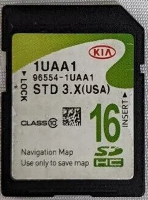 2014 Kia Sorento OEM Navigation Maps SD Card STD 3.X 1UAA1