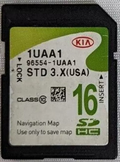 2014 Kia Sorento OEM Navigation Maps SD Card STD 3.X 1UAA1