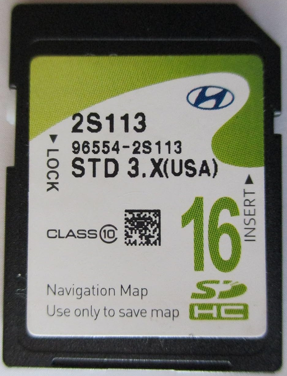 2013 - 2015 Hyundai Tucson OEM Navigation Maps Factory SD Card STD 3.X 2S113