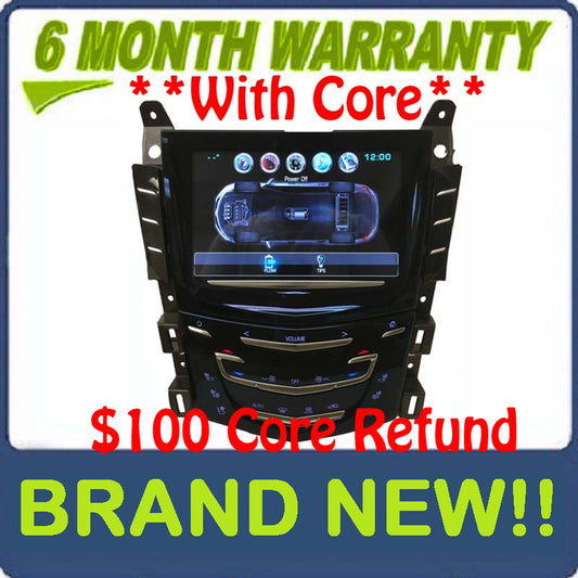 NEW 2013 - 2019  Cadillac Navigation GPS Bluetooth Touch Screen Display Control Panel Unit With Vented Heated and Cooled Seats