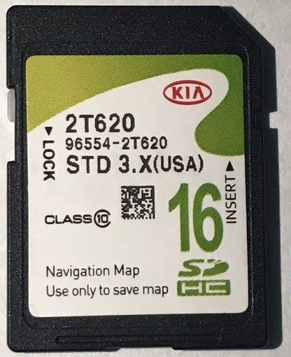 2013 - 2015 Kia Optima OEM Navigation Maps Factory SD Card STD 3.X 2T620