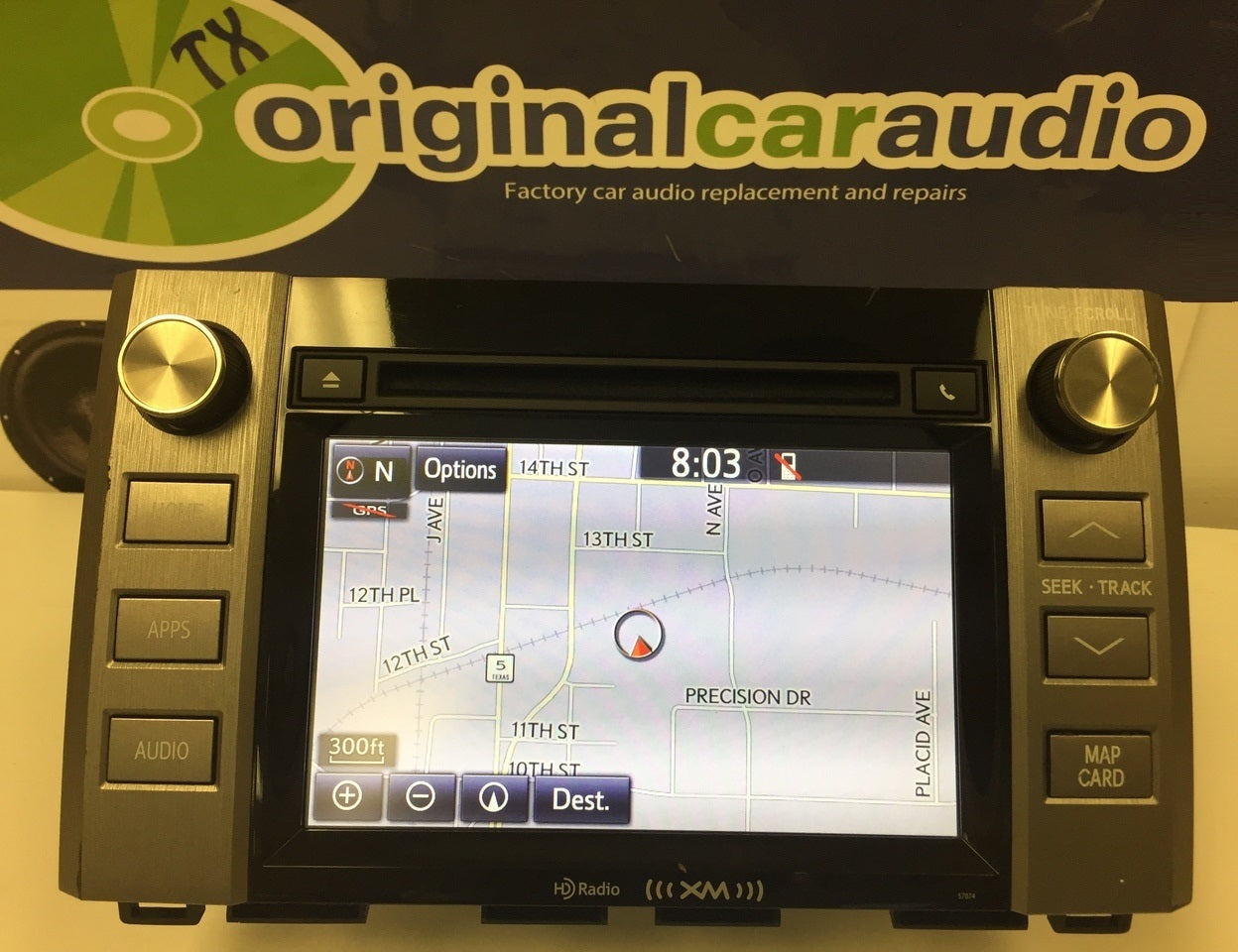 2014 2015 TOYOTA TUNDRA OEM Radio CD Player GPS NAVIGATION XM BLUETOOTH Touch Screen 57074, 510119, 57073