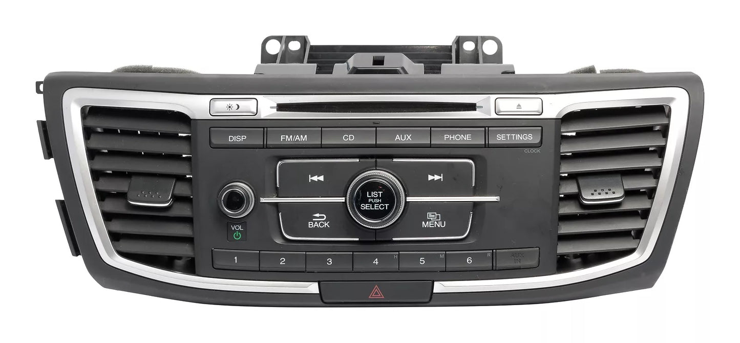 2016 - 2017 Honda Accord OEM Non Navigation Media Radio Receiver