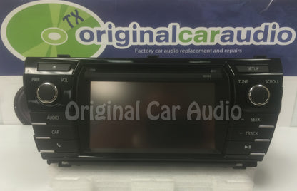 2014 2015 2016 TOYOTA COROLLA OEM HD AM FM XM Radio CD MP3 Player Touchscreen Bluetooth Receiver