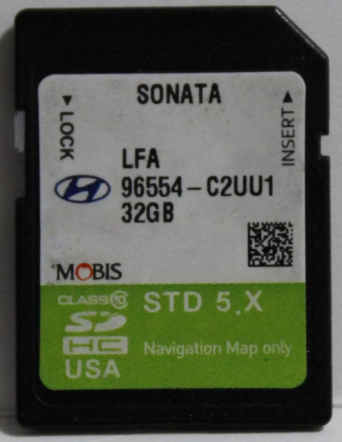 2018 - 2019 Hyundai Sonata OEM Navigation Maps Factory SD Card STD 5.X C2UU1