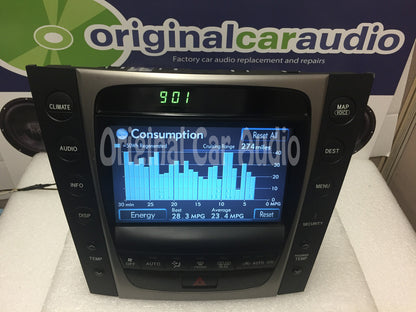 Refurbished 2007 Lexus GS450H Navigation GPS CD Radio Display Information Screen OEM Climate Control