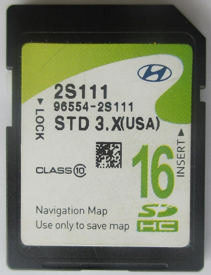 2013 - 2015 Hyundai Tucson OEM Navigation Maps Factory SD Card STD 3.X 2S111