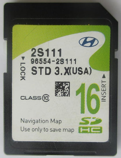 2013 - 2015 Hyundai Tucson OEM Navigation Maps Factory SD Card STD 3.X 2S111