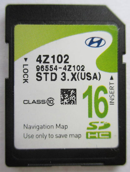 2013 - 2015 Hyundai Santa Fe OEM Navigation Maps SD Card STD 4Z102