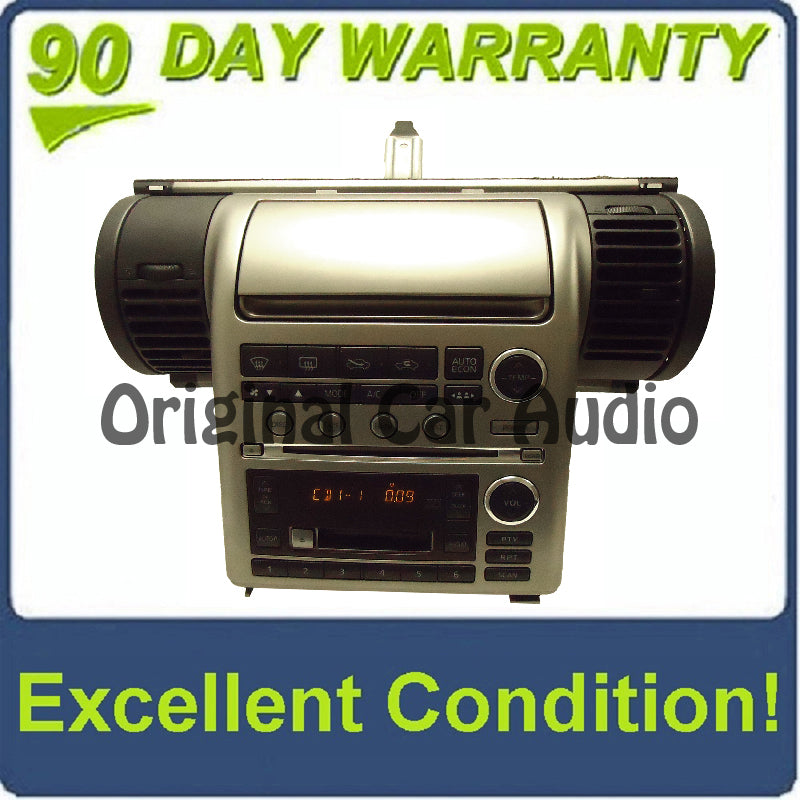 2003 2004 Infinity G35 Bose Radio 6 Disc Changer CD Tape Player SILVER