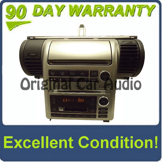 2003 2004 Infinity G35 Bose Radio 6 Disc Changer CD Tape Player SILVER