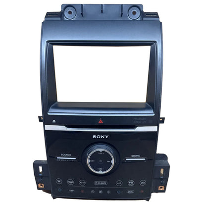 2013 - 2019 Ford Taurus OEM Sony Radio Display AC Control Panel Bezel