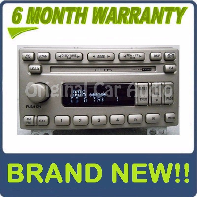 NEW 2003 2004 2005 2006 LINCOLN NAVIGATOR Satellite Radio 6 Disc CD Changer Player