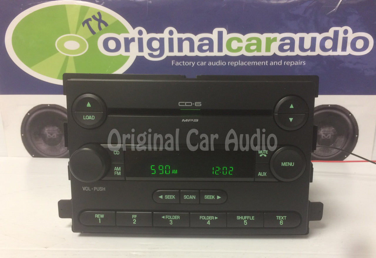 2005 - 2007 Ford Focus F250 F350 Factory OEM Radio MP3 6 Disc CD Changer Receiver