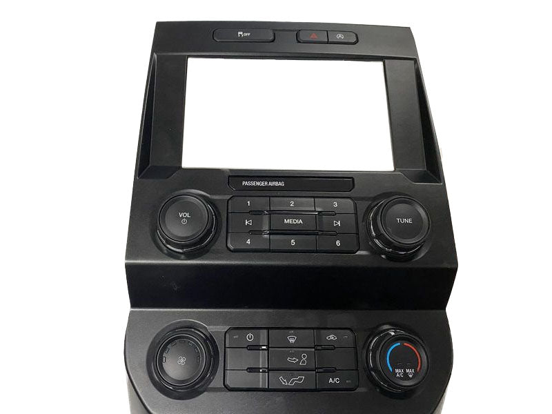 2019 - 2020 Ford F150 OEM 8" Touch Screen Radio Control Climate Control W/O Heated Seats with NO Rear Defroster
