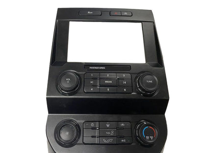 2019 - 2020 Ford F150 OEM 8" Touch Screen Radio Control Climate Control W/O Heated Seats with NO Rear Defroster