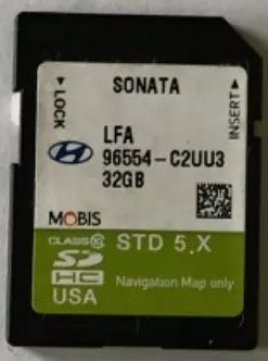 2018 - 2019 Hyundai Sonata OEM Navigation Maps Factory SD Card STD 5.X C2UU3