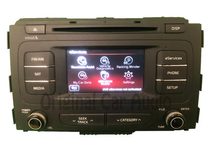 2015 - 2016 Kia Sedona OEM UVO Touch Screen Single CD Multimedia Radio Receiver