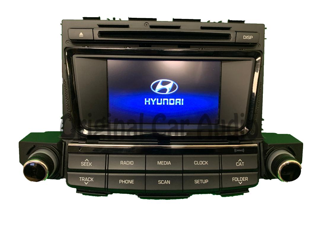 2015 - 2018 Hyundai Tucson OEM CD AM FM SAT Bluetooth Multi Media Radio Receiver