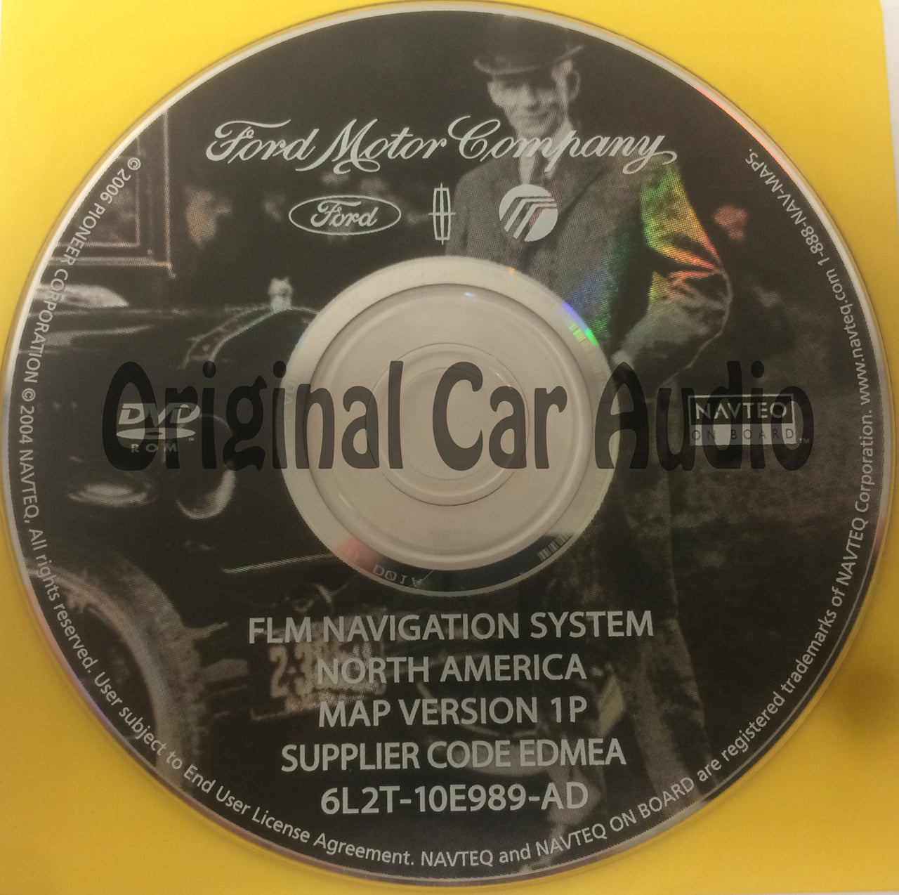 Ford Lincoln Mercury Navigation System GPS DVD Drive Disc 6L2T-10E989-AD Map Release 1P
