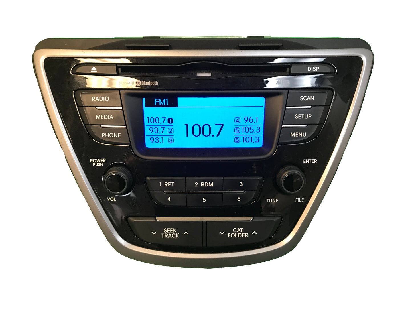 2011 - 2015 Hyundai Elantra OEM AM FM XM Radio Bluetooth CD Player 96170-3X165RA5, 961703X165RA5, 96170 3X165RA5