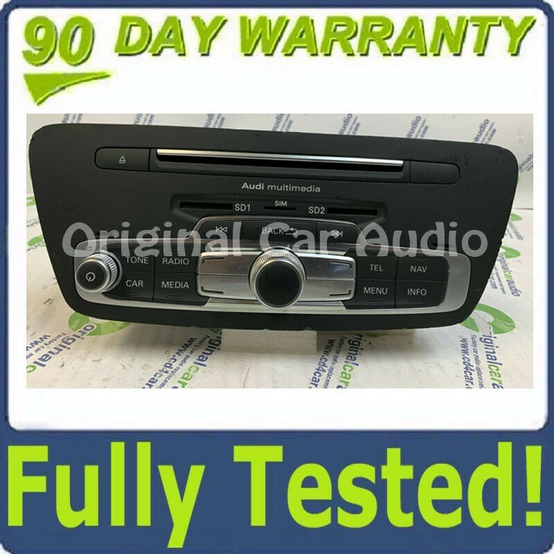 Blemished 2015 - 2016 Audi Q3 Quattro OEM Navigation Multimedia AM FM Radio SD Sim Card CD Player