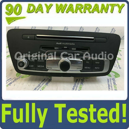 Blemished 2015 - 2016 Audi Q3 Quattro OEM Navigation Multimedia AM FM Radio SD Sim Card CD Player
