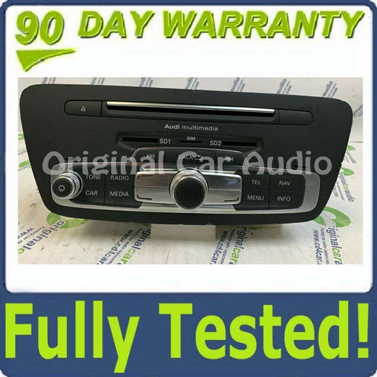 Blemished 2015 - 2016 Audi Q3 Quattro OEM Navigation Multimedia AM FM Radio SD Sim Card CD Player