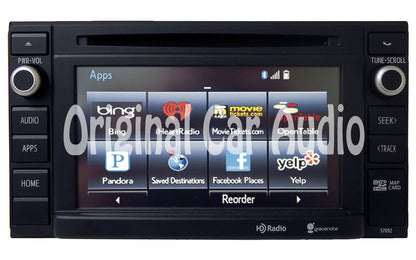 New Screen 2014 - 2017 Toyota Sequoia Tacoma OEM Entune Touch Screen Radio AM FM Navigation GPS HD CD Player with New Screen