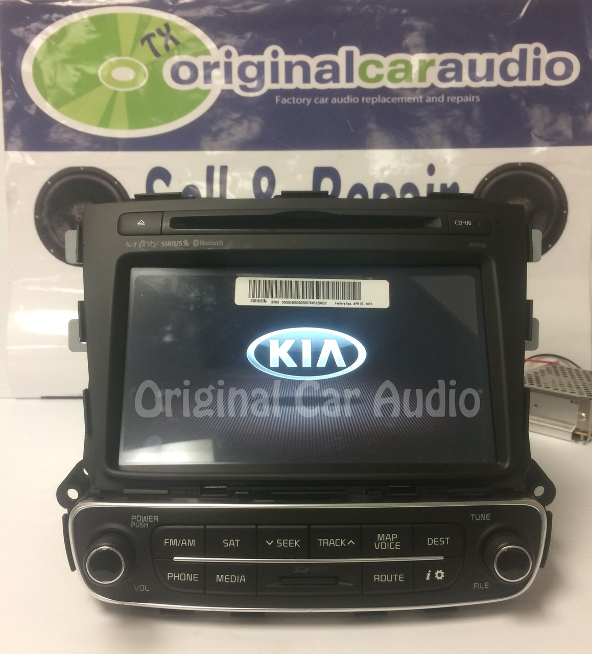 2014 2015 Kia Sorento OEM Infinity Navigation CD MP3 Sirius Bluetooth Radio Receiver