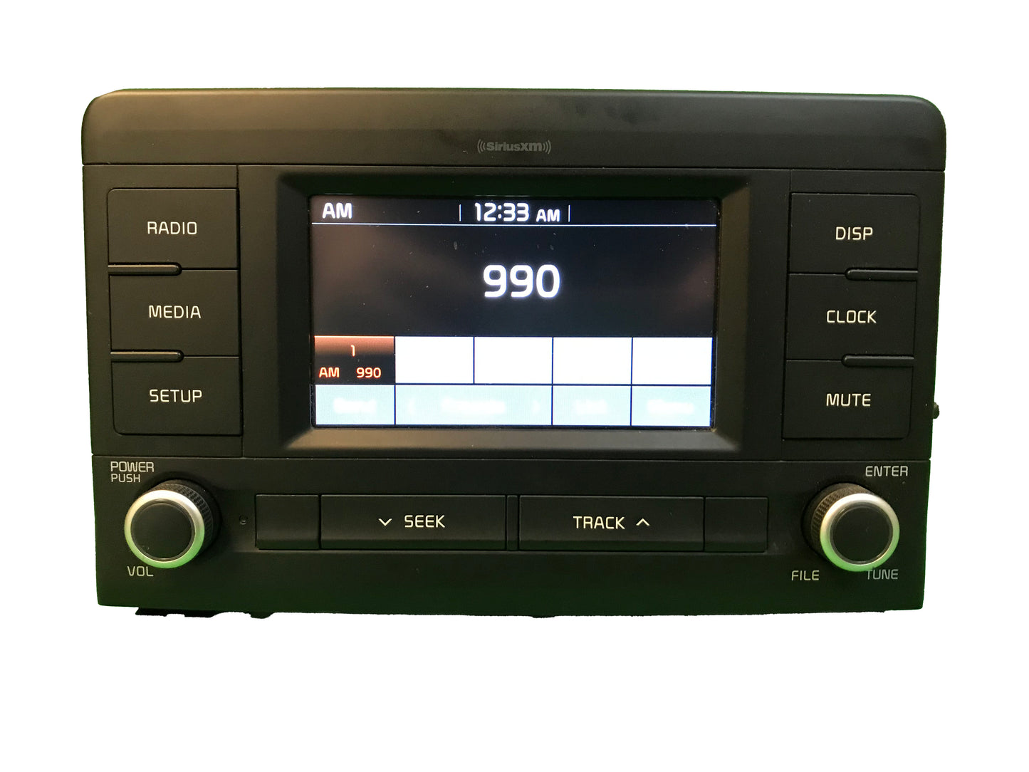 2018 - 2019 Kia Rio OEM 5" Screen AM FM XM Radio Receiver