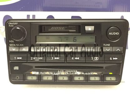 2004 INFINITI QX4 OEM BOSE STEREO AM/FM RADIO 6 CD CHANGER Tape CASSETTE PLAYER