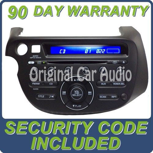 09 10 11 12 13 Honda Fit Radio CD Player AUX MP3