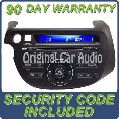 09 10 11 12 13 Honda Fit Radio CD Player AUX MP3