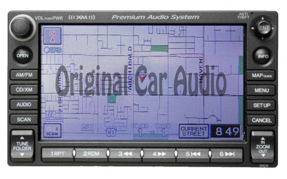 2006 - 2008 Honda Touch Screen Navigation XM Radio CD Player 2AC5