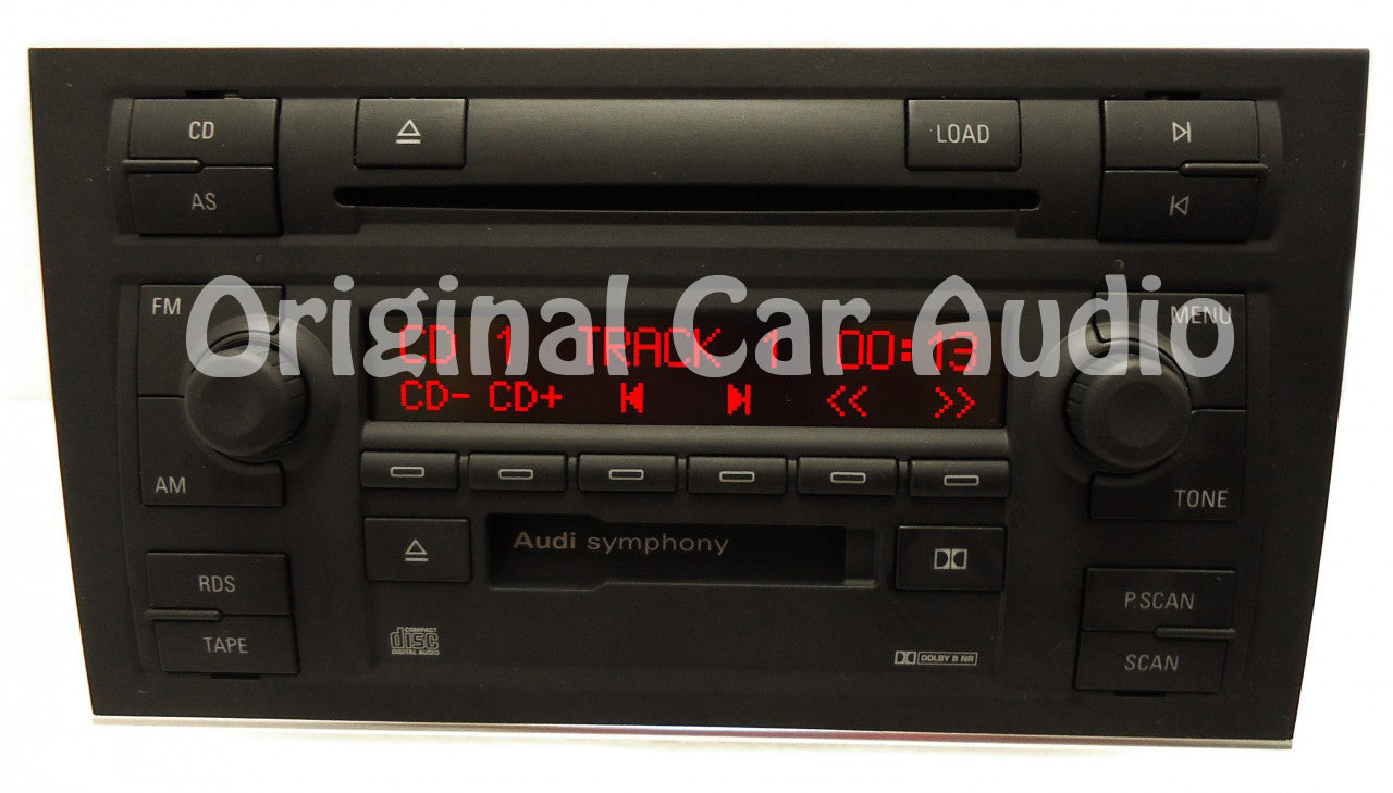 NEW 2002 2003 2004 Audi A4 S4 6 Disc CD Changer Player Radio Bose 8E0 035 195 A