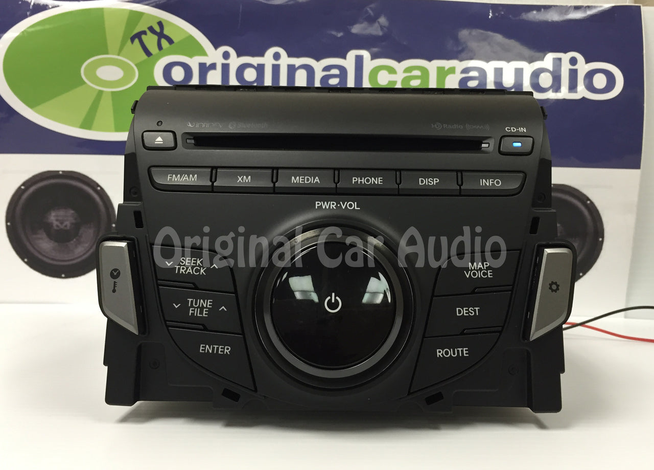 2012 - 2013 Hyundai Azera OEM Infinity Navigation Bluetooth XM CD Player Radio