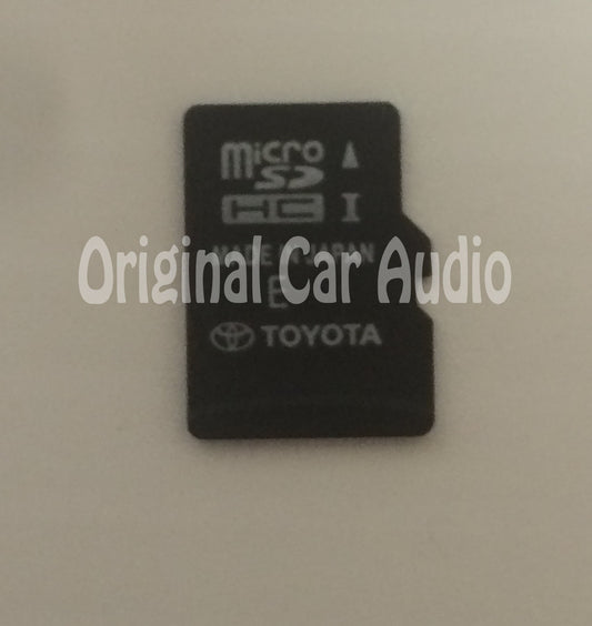 Toyota Camry Highlander Rav4 OEM GPS Navigation Micro SD Card 86271-0E180