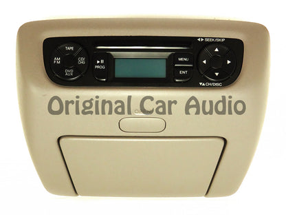ACURA MDX DVD Player LCD Display Screen Rear Entertainment System Light Saddle TAN 2003 2004 2005 2006 39460-S3V-A013-M1