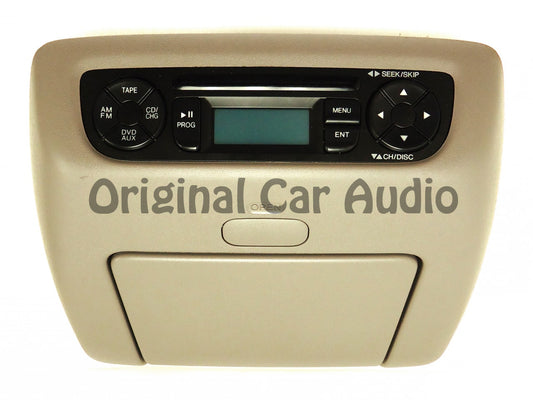 ACURA MDX DVD Player LCD Display Screen Rear Entertainment System Light Saddle TAN 2003 2004 2005 2006 39460-S3V-A013-M1