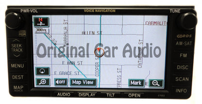 2004 2005 2006 LEXUS ES330 OEM Navigation GPS System LCD Display Screen Monitor Radio CD Player E7002