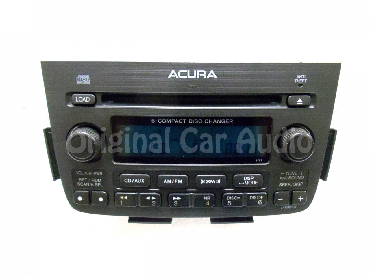2005 - 2006 ACURA MDX Navigation GPS System Radio Stereo 6 Disc Changer CD Player XM 3TF6