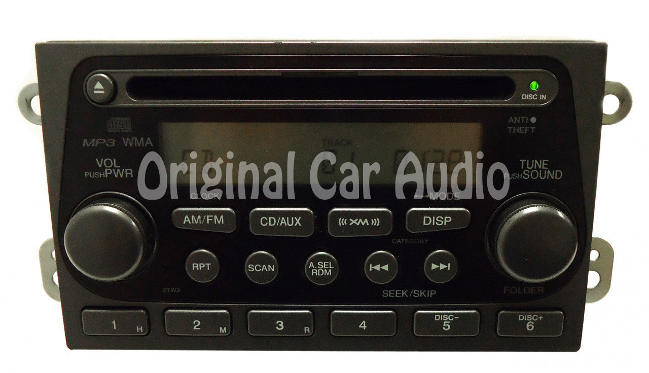 03 04 05 06 Honda ELEMENT Radio XM Stereo CD Changer Player 2003 2004 2005 2006