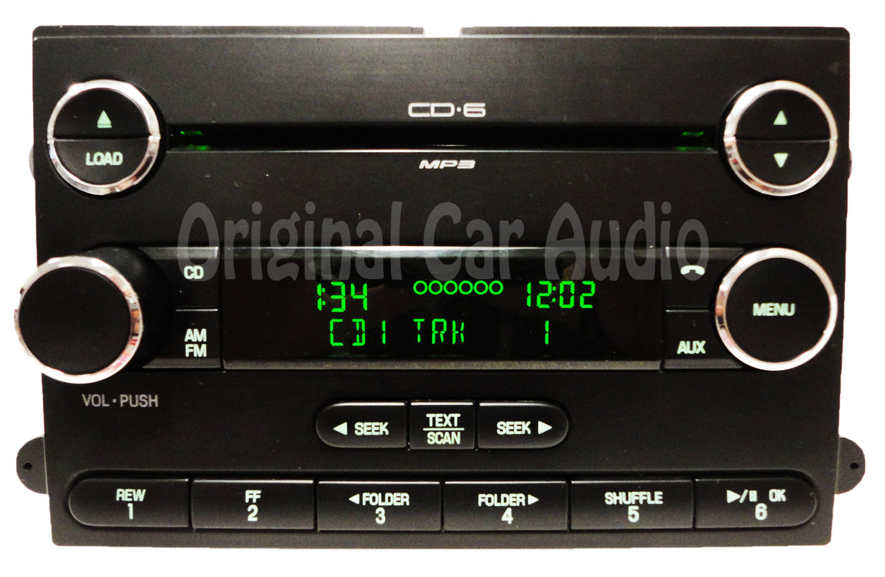 2007 - 2011 FORD Expedition AM FM Radio Stereo AUX 6 Disc Changer MP3 CD Player