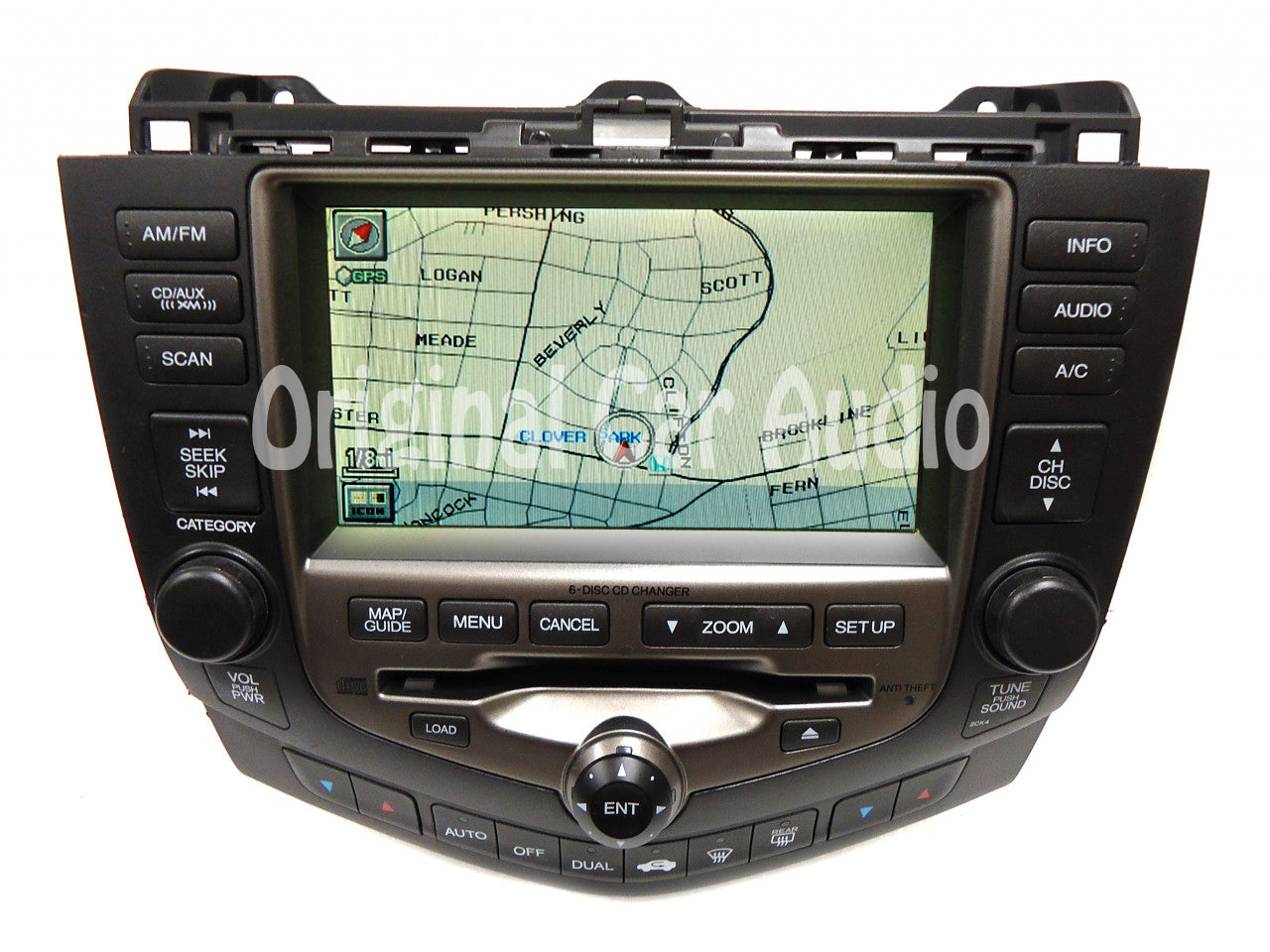 2006 2007 HONDA Accord Navigation GPS Radio Stereo 6 Disc Changer CD Player 2CK4