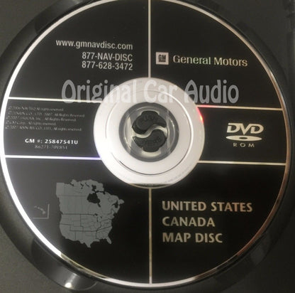 GM Satellite Navigation System CD 25847541 or 25847541U