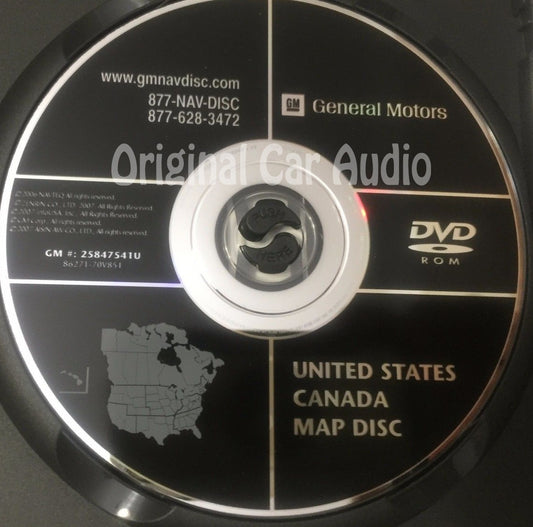 GM Satellite Navigation System CD 25847541 or 25847541U
