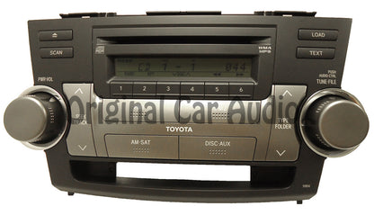 Refurbished TOYOTA Highlander Satellite Radio 6 Disc Changer MP3 CD Player 51858 FACTORY OEM